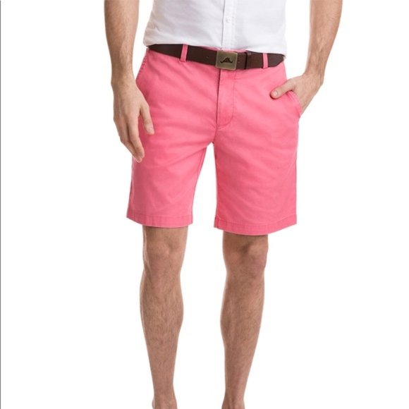 Men's Vineyard Vines Flat Front Club Shorts - Picture 11 of 12